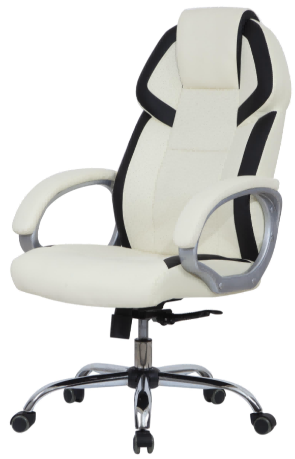 beige chair with black line