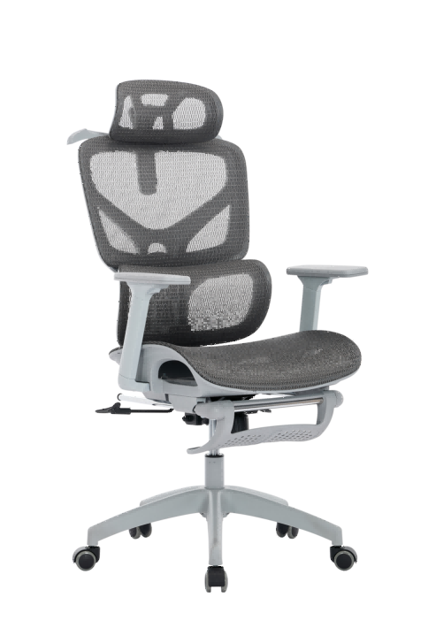 Economic multifunctional mesh office chair with footrest MC-1005
